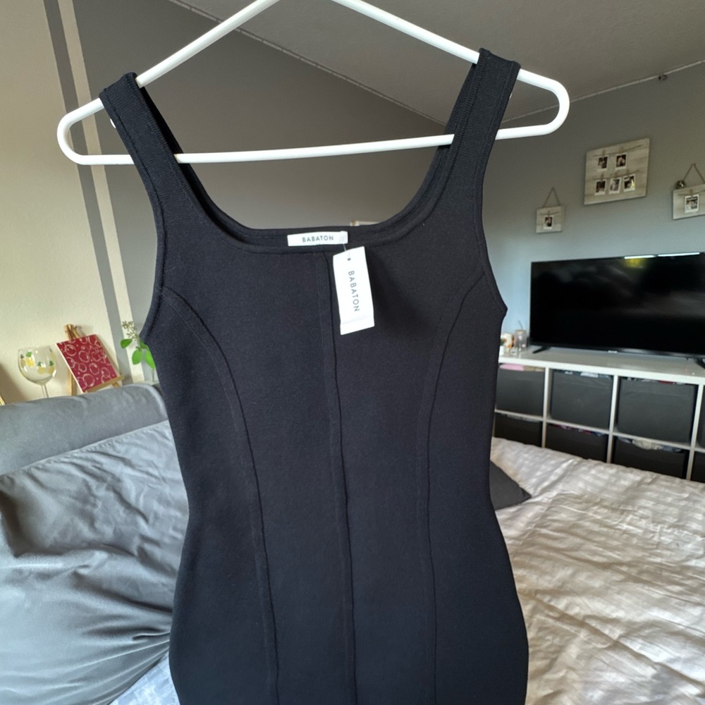 Babaton Classic Black Mini Dress